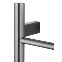 Полотенцесушитель электрический WONZON & WOGHAND BONN, Брашированный никель (WW-AL409-BR)