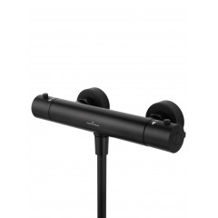 Смеситель для душа с термостатом WONZON & WOGHAND INN 3, Черный матовый (WW-B2065-A-MB)