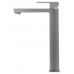 Смеситель для раковины высокий WONZON & WOGHAND CUBE, Темный графит (WW-88239016-BGM)