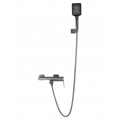 Смеситель для ванны с душем WONZON & WOGHAND DIAMOND, Темный графит (WW-88639011-BGM)