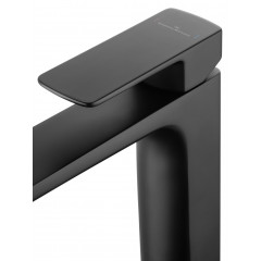 Смеситель для раковины высокий WONZON & WOGHAND EDGE, Черный матовый (WW-88239003-MB)