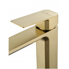 Смеситель для раковины WONZON & WOGHAND DIAMOND, Брашированное золото (WW-88139011-BG)