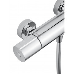 Смеситель для душа с термостатом WONZON & WOGHAND INN 2, Хром (WW-A2006-A-CR)