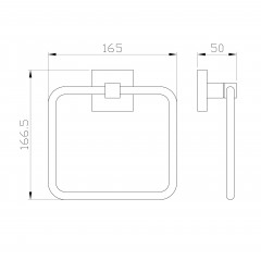 Кольцо для полотенец WONZON & WOGHAND POLO, WONZON & WOGHAND POLO, Темное золото (WW-8913-DG)