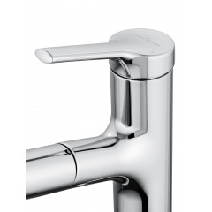 Смеситель для раковины с выдвижным изливом WONZON & WOGHAND, Хром (WW-A40862-CR)