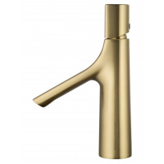 Смеситель для раковины WONZON & WOGHAND The ONE, Брашированное золото (WW-H010-BG)