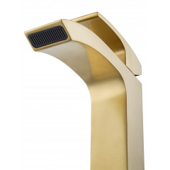 Смеситель для раковины высокий WONZON & WOGHAND FIT, Брашированное золото (WW-88239009- BG)