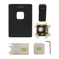 Смеситель для душа встраиваемый WONZON & WOGHAND ARNIE, Черный матовый (WW-694700-2-MB)