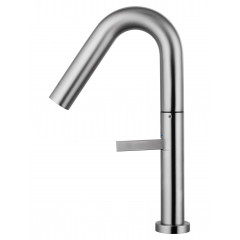 Смеситель для раковины высокий WONZON & WOGHAND, Брашированный никель (WW-6068-BS)