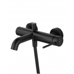 Смеситель для ванны с душем WONZON & WOGHAND STICK, Черный матовый (WW-88639017-MB)