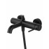 Смеситель для ванны с душем WONZON & WOGHAND STICK, Черный матовый (WW-88639017-MB)