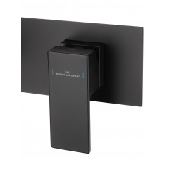 Смеситель для раковины встраиваемый WONZON & WOGHAND CUBE, Черный матовый (WW-88869016-MB)