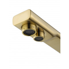 Смеситель для кухни c подключением фильтра WONZON & WOGHAND, Брашированное золото (WW-88458004-BG)