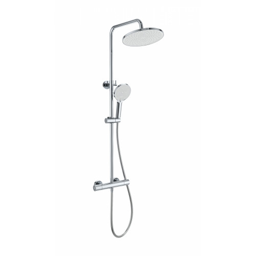 Душевая система с термостатом WONZON & WOGHAND INN 1, Хром (WW-B3013-T1-CR)