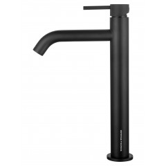 Смеситель для раковины высокий WONZON & WOGHAND, Черный матовый (WW-H1062-MB)