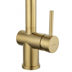 Смеситель для кухни с гибким изливом WONZON & WOGHAND, Брашированное золото (WW-88438003-BG)