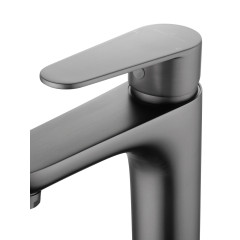 Смеситель для раковины WONZON & WOGHAND ALFA, Темный графит (WW-A40202-BGG)