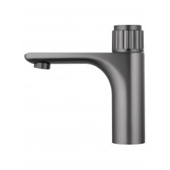 Смеситель для раковины WONZON & WOGHAND CLICK, Темный графит (WW-A40412-BGG)