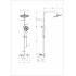 Душевая система с термостатом WONZON & WOGHAND INN 4, Брашированное золото (WW-B3047-A-BG)