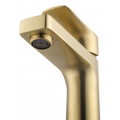 Смеситель для раковины WONZON & WOGHAND Blend, Брашированное золото (WW-A40222-BG)