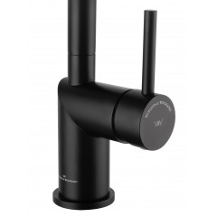 Смеситель для кухни с выдвижным изливом WONZON & WOGHAND, Черный матовый (WW-6018-MB)