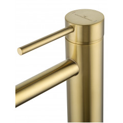 Смеситель для раковины высокий WONZON & WOGHAND STICK, Брашированное золото (WW-88239017- BG)