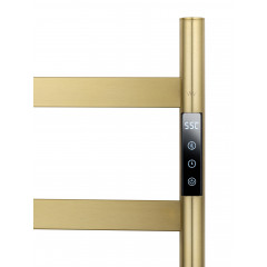 Полотенцесушитель электрический WONZON & WOGHAND ESSEN, Брашированное золото (WW-A405-BG)