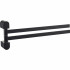 Полотенцедержатель поворотный WONZON & WOGHAND CARBON, Черный (WW-7731)