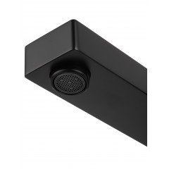 Смеситель для раковины встраиваемый WONZON & WOGHAND CUBE, Черный матовый (WW-88869016-MB)