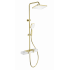Душевая система WONZON & WOGHAND Shelf, Брашированное золото (WW-B3552-BG)