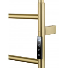 Полотенцесушитель электрический WONZON & WOGHAND WISMAR, Брашированное золото (WW-AL202-BG)