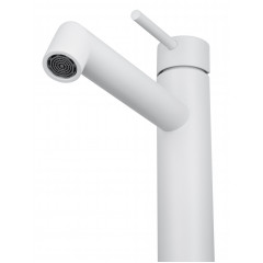 Смеситель для раковины высокий WONZON & WOGHAND, Белый матовый (WW-H1064-MW)