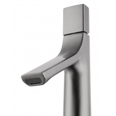 Смеситель для раковины высокий WONZON & WOGHAND The ONE, Темный графит (WW-H1011-BGG)