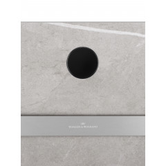 Полотенцесушитель электрический с каменной плитой Серый мрамор WONZON & WOGHAND STUTTGART, Брашированный никель (WW-A502-BR)