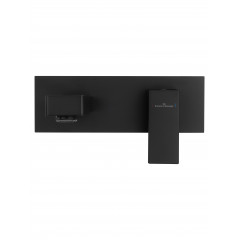 Смеситель для раковины встраиваемый WONZON & WOGHAND CUBE, Черный матовый (WW-88869016-MB)