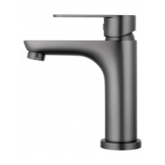 Смеситель для раковины WONZON & WOGHAND ALFA, Темный графит (WW-A40202-BGG)