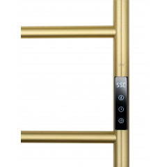 Полотенцесушитель электрический WONZON & WOGHAND WISMAR, Брашированное золото (WW-AL202-BG)