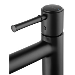 Смеситель для раковины высокий WONZON & WOGHAND TOR, Черный матовый (WW-88019073-MB)