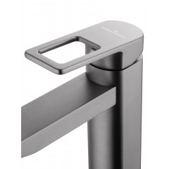 Смеситель для раковины WONZON & WOGHAND FRAME, Темный графит (WW-88139010-BGM)