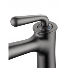 Смеситель для раковины WONZON & WOGHAND STEAM, Темный графит (WW-88139008-BGM)