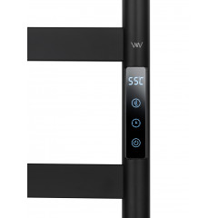 Полотенцесушитель электрический WONZON & WOGHAND ESSEN, Черный матовый (WW-A405-MB)