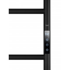 Полотенцесушитель электрический WONZON & WOGHAND WISMAR, Черный (WW-AL202-MB)