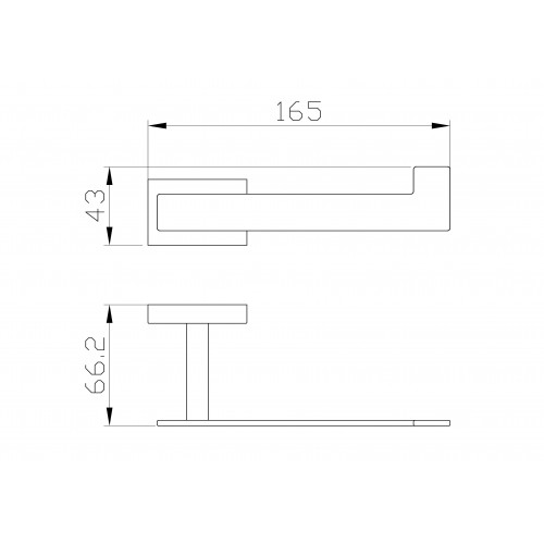 Держатель для туалетной бумаги без крышки WONZON & WOGHAND FLAT, Хром (WW-9716)
