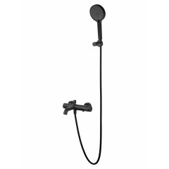 Смеситель для ванны с душем WONZON & WOGHAND STICK, Черный матовый (WW-88639017-MB)