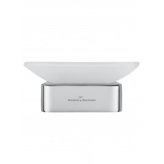 Мыльница с держателем WONZON & WOGHAND LOTTE, Хром (WW-8322)