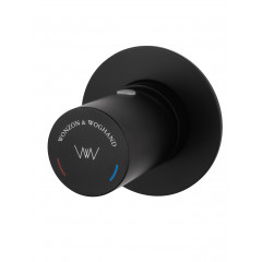 Смеситель для раковины встраиваемый WONZON & WOGHAND, Черный матовый (WW-105-MB)