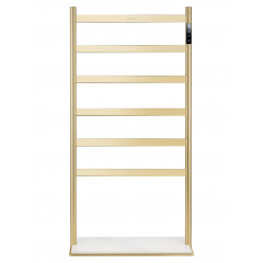 Полотенцесушитель электрический напольный WONZON & WOGHAND ESSEN, Брашированное золото (WW-A406-BG)
