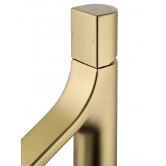 Смеситель для раковины WONZON & WOGHAND The ONE, Брашированное золото (WW-H010-BG)