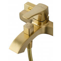 Смеситель для ванны с душем WONZON & WOGHAND FLEX, Брашированное золото (WW-88037072-BG)