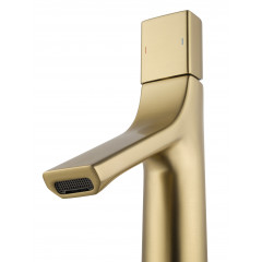 Смеситель для раковины WONZON & WOGHAND The ONE, Брашированное золото (WW-H010-BG)